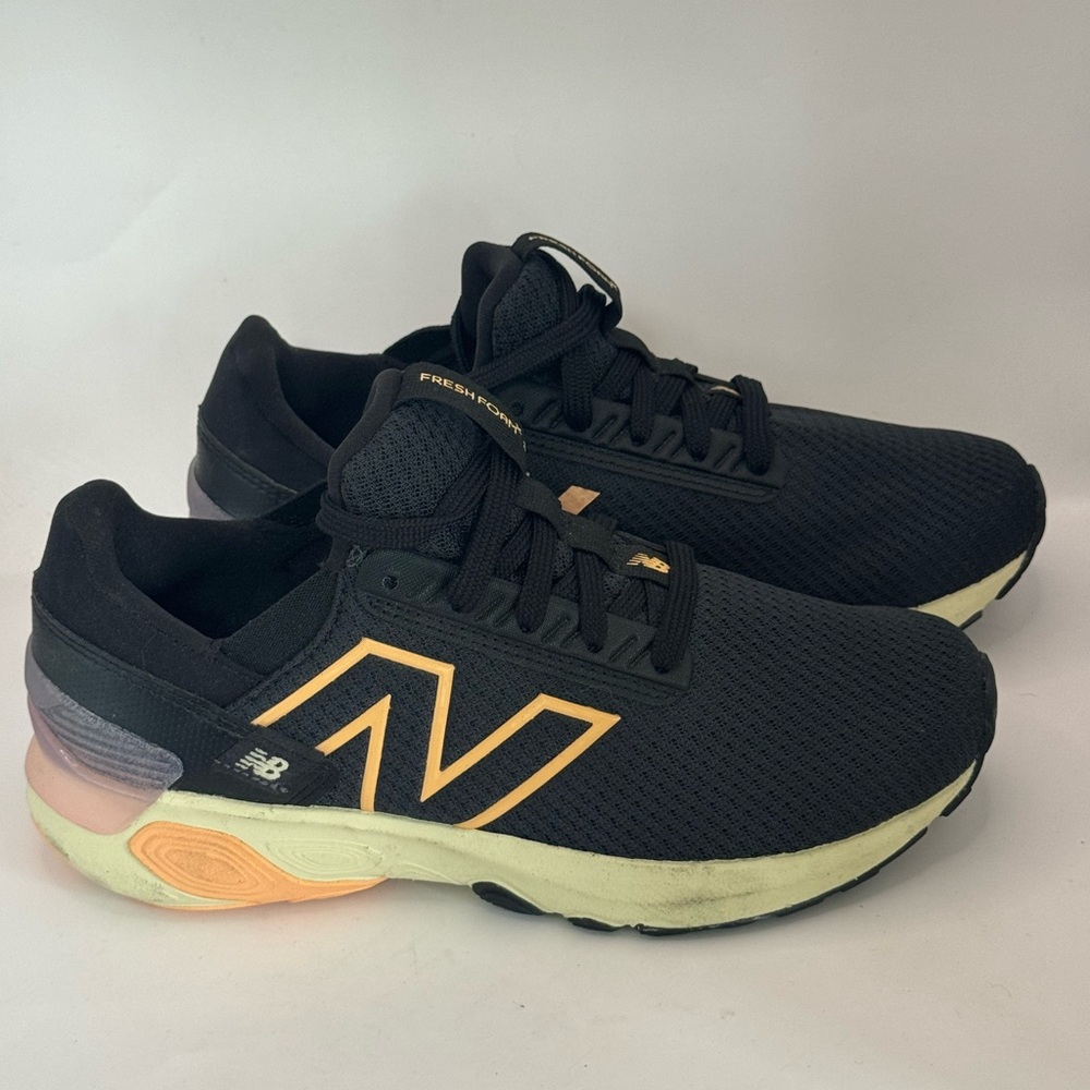 New Balance Fresh Foam X 1440 Women’s 6.5 Running Shoes Black Orange